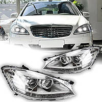 Передні фари Bi-Xenon з DRL для Mercedes-Benz W221 2006–2009 (S300, S400) — стиль, безпека, технології