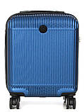 Валіза Франція міні XS синя 45x35x20см/30л/2.3кг/Worldline 630, фото 3