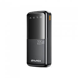 Зовнішній акумулятор Power bank AWEI P13K 20000 mAh PD22,5W + швидке заряджання батарея заряджання Чорний