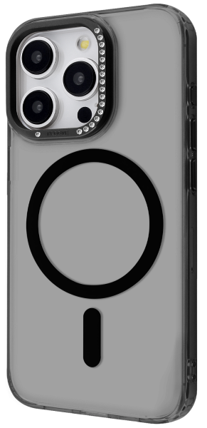 Накладка iPhone 15 Pro black Silicone Case MagSafe Proove