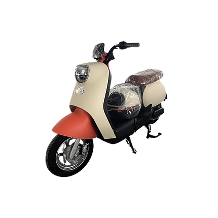 Електроскутер E-Titan Mini 10" Кремово-Помаранчевий, фото 1
