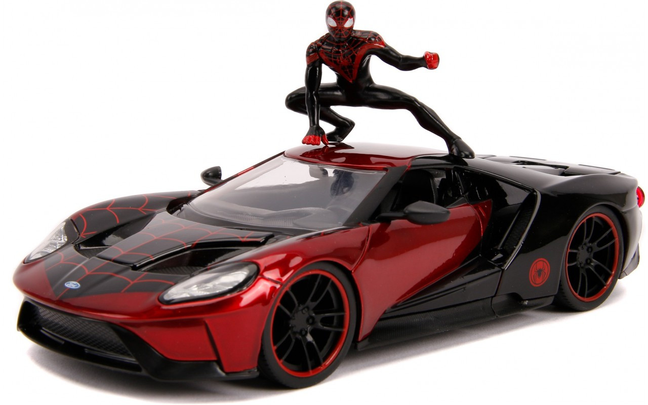 Машина металева Jada Марвел Ford GТ з фігуркою Майлза Моралеса 1:24 [253225008], фото 1