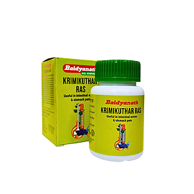 Кримікутхар Рас (Krimikuthar Ras) Baidyanath, 80 таблеток