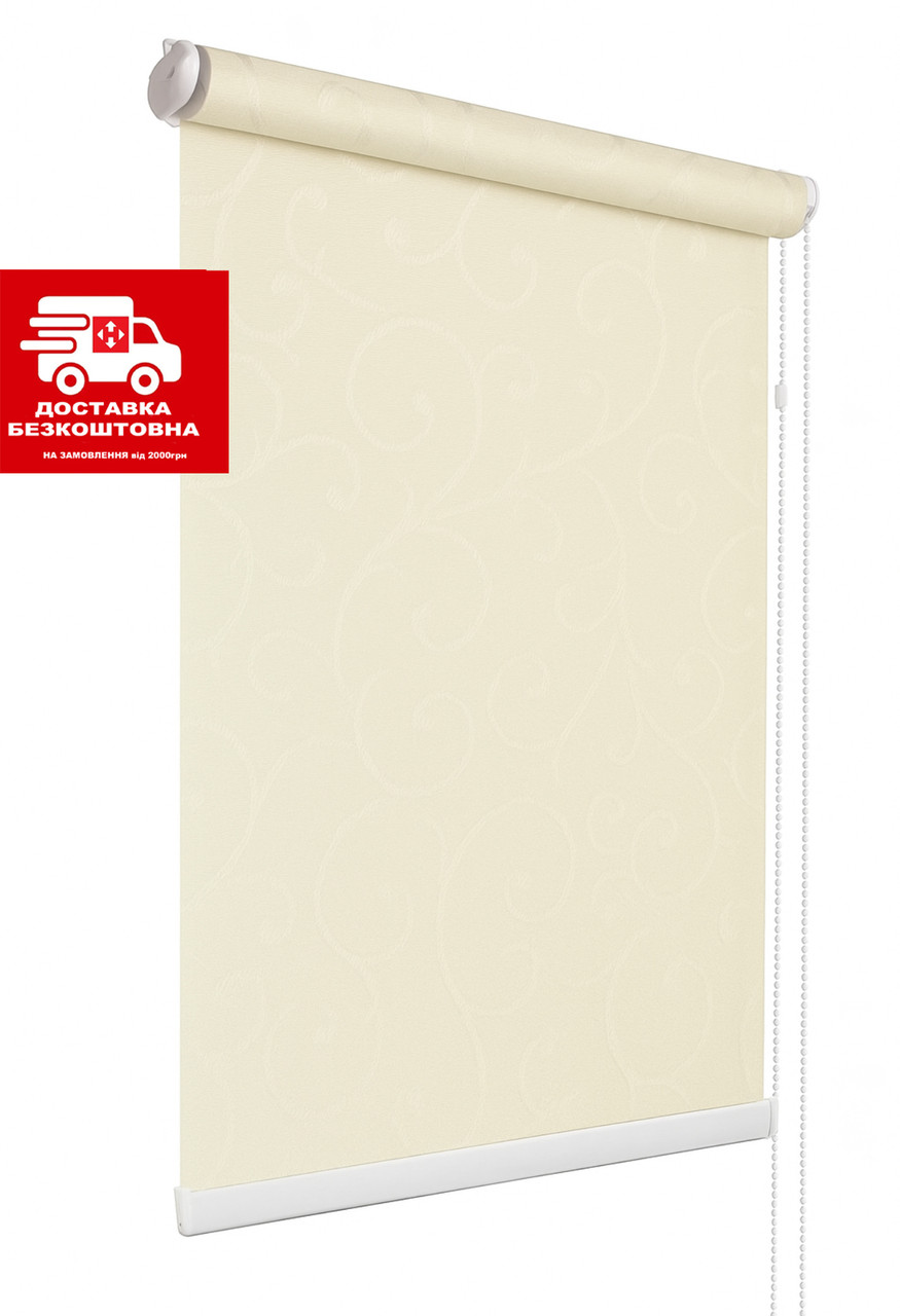 Рулонні штори Акант 2236 молочний колір