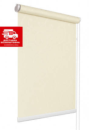 Рулонні штори Акант 2236 молочний колір, фото 1