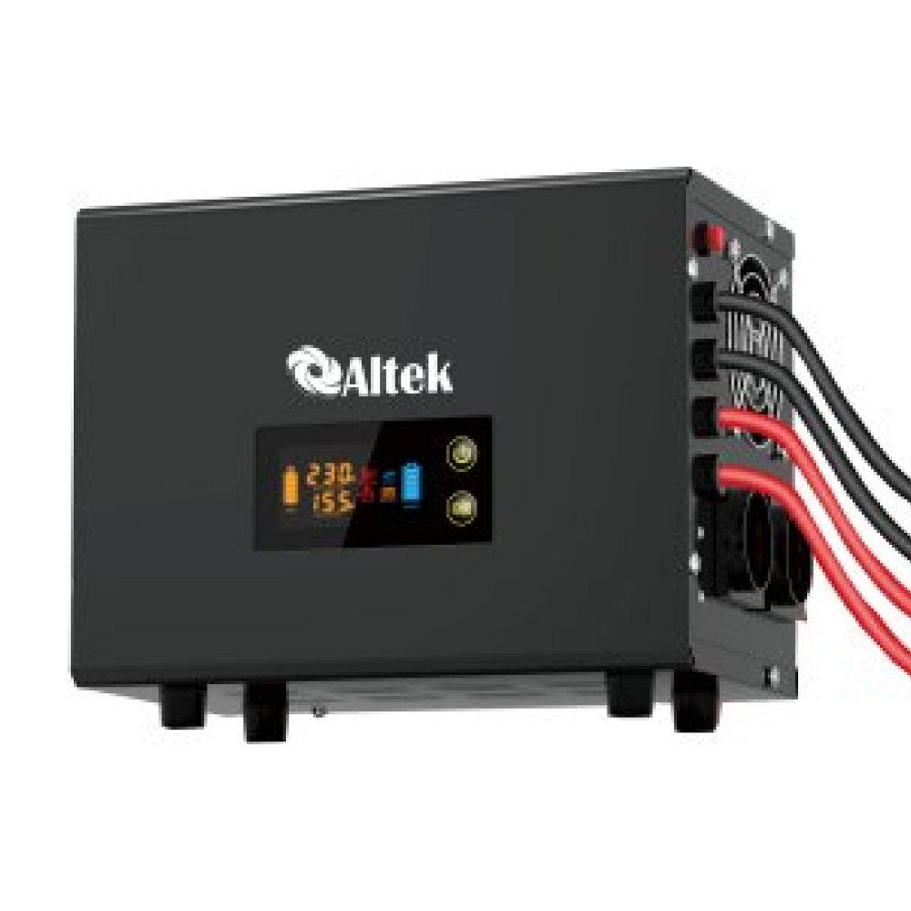 Автономний перетворювач напруги з зарядним пристроєм ALTEK ASU12 1000W DC12V