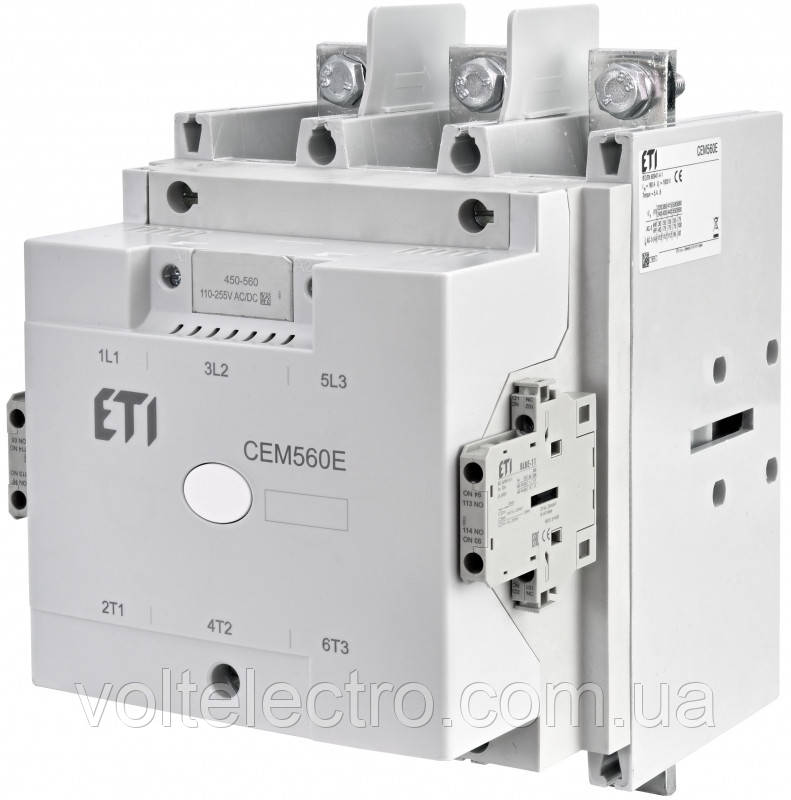 Контактор CEM560E.22-255V-AC/DC