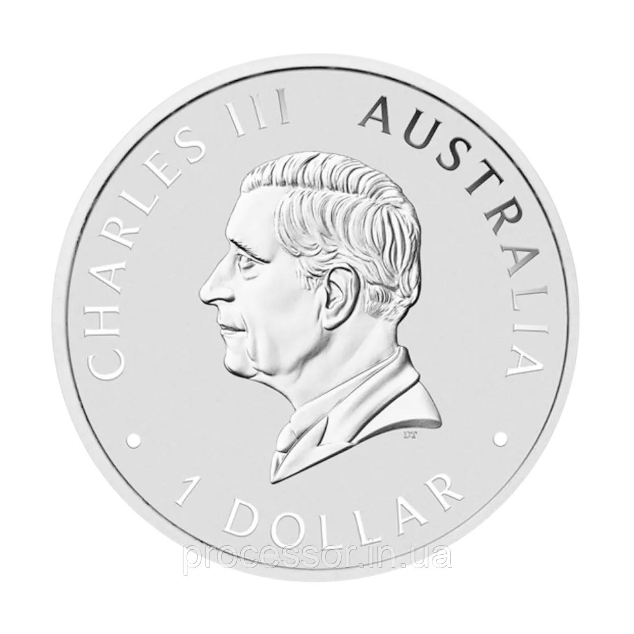 Срібна монета 1$ «Кукабарра» 2025 - австралійська легенда, фото 1