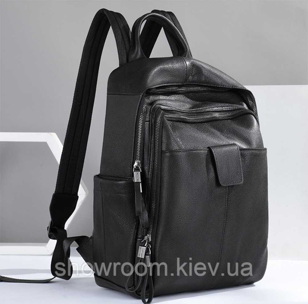 Чоловічий шкіряний місткий рюкзак Leather Collection (9251)
