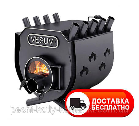 Піч бульер'ян "VESUVI" тип 02 з варильною поверхнею з перфорацією зі склом, фото 1