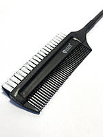 Salon Расческа гребень с нейлоновой щетиной для создания гладких причесок / гребінець - щітка