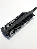 Salon Расческа гребень с нейлоновой щетиной для создания гладких причесок / гребінець - щітка, фото 2
