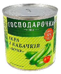 Ікра з кабачків Літня Господарочка 420 г в жерстяній банці
