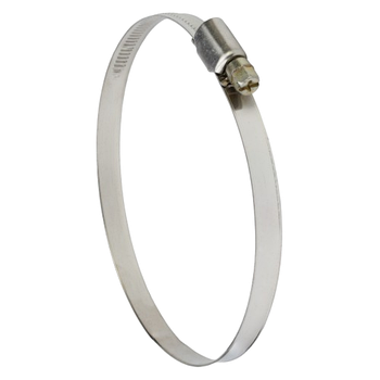 Хомут черв'ячний нержавіюча сталь 9 мм 80-100мм 10 шт/уп SIGMA