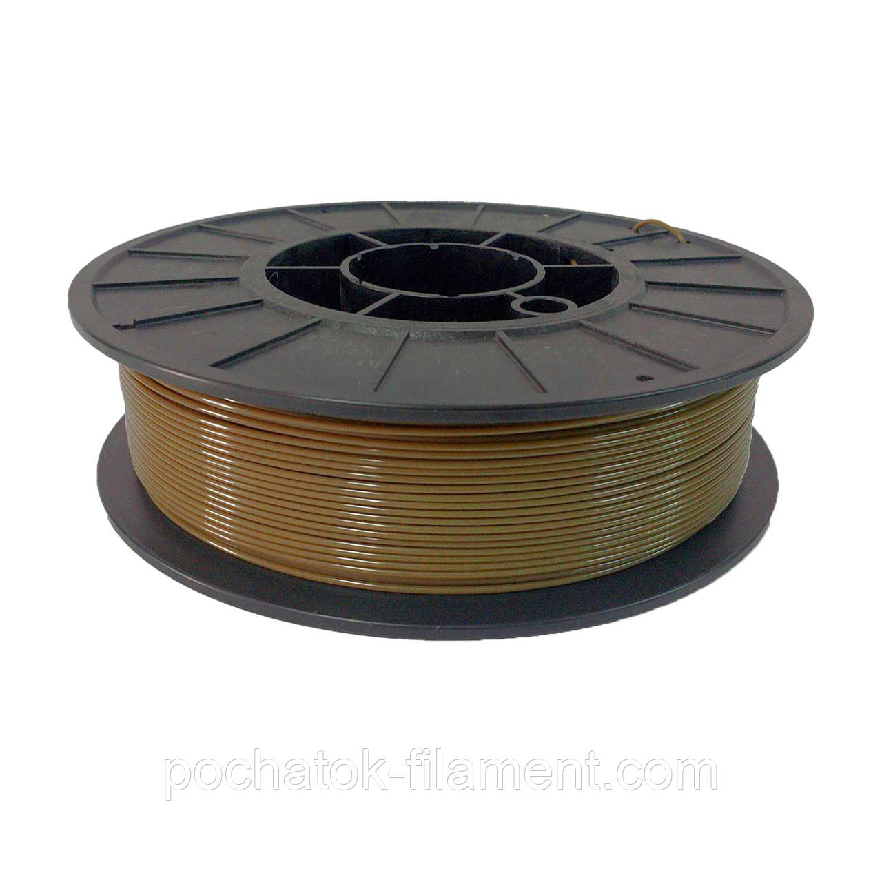 PETG філамент нитка пластик для 3D принтера Pochatok Filament 1,75 мм Хакі Койот 3кг, фото 1