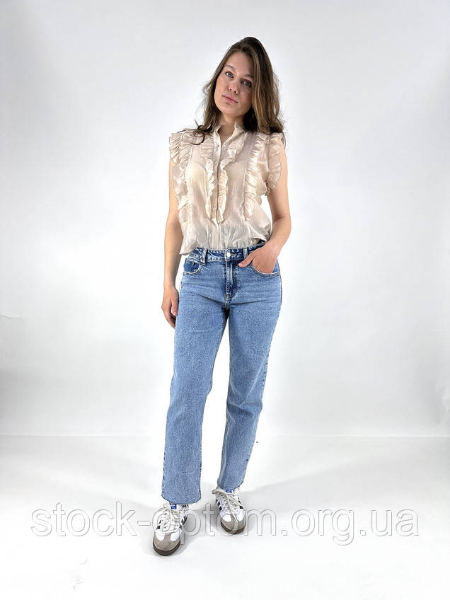 Стильні джинси МОМ FIT оптом Miss bonbon, лот 10 шт, ціна 18 €