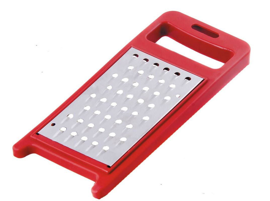 Тертка кухонна ГОСПОДАР велика нарізка оцинкована пластиковий корпус 92-0856, фото 1
