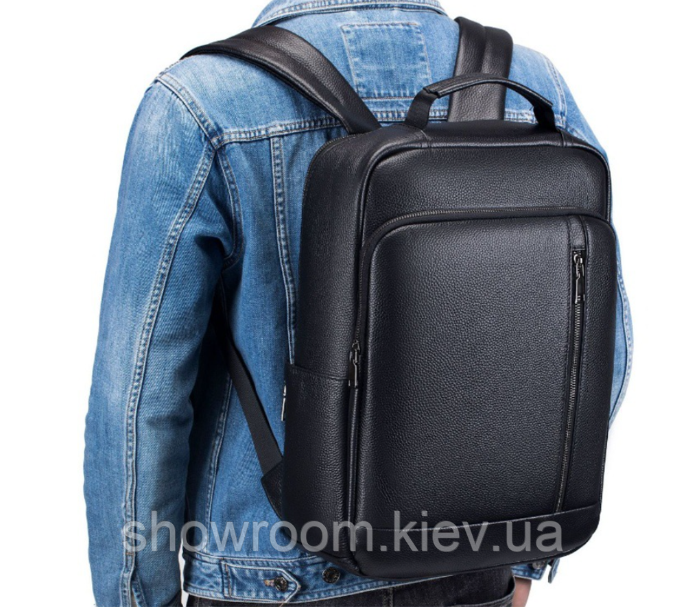 Чоловічий шкіряний зручний рюкзак Leather Collection (9252)