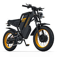 Електрофетбайк COSWHEEL GT20 EBIKE 3000W-48V-40AH 18650 Li-ion шини 20"/20" купити дешево в Україні