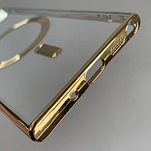 Чохол для Samsung Galaxy Note 20 Ultra прозорий чохол з магсейф на телефон самсунг нот 20 ультра золотий h3b, фото 4