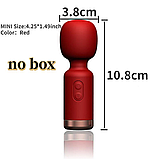 Силіконовий міні вібратор мікрофон, Стимулятор для жінок, кліторальний вібромасажер, Інтимні іграшки, фото 7