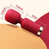 Силіконовий міні вібратор мікрофон, Стимулятор для жінок, кліторальний вібромасажер, Інтимні іграшки, фото 9