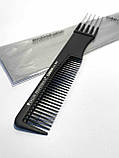 Salon Расческа вилка / метал / для начеса /гребінець - щітка, фото 2
