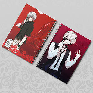 Скетчбук А5 48 арк. 150 гр.м² Аніме Tokyo Ghoul 004