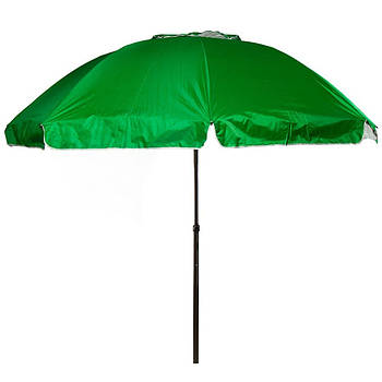 Торгова парасолька з клапаном 2,5м, Зелений / Кругла парасолька / Пляжна парасолька професійна / Садова парасолька