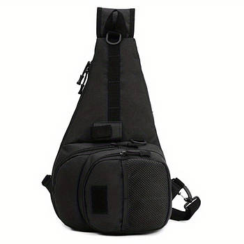 Рибальська сумка, 43х25см, Чорна / Сумка для риболовлі / Сумка рибацька / Сумка для рибальських снастей