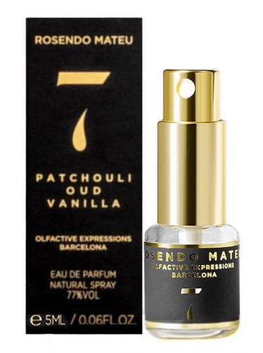 Парфумована вода унісекс Rosendo Mateu Olfactive Expressions No 7 Patchouli, Oud, Vanilla 5 мл Мініатюра, фото 1