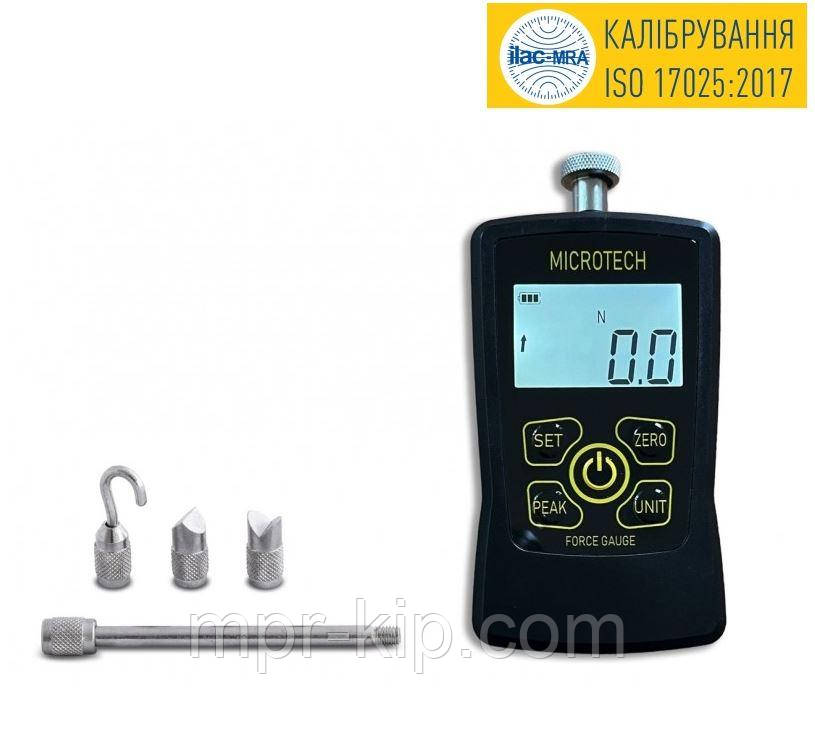 Динамометр цифровий ДЦ-50 (5-50 Н та дискретність 0,01Н) (Мікротех Україна) держреєстр №У1987-95, Україна, фото 1