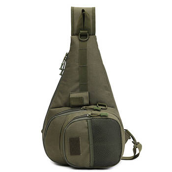 Рибальська сумка, 43х25см, Зелена / Сумка для риболовлі / Сумка рибацька / Сумка для рибальських снастей