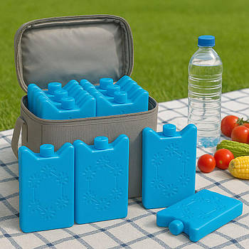 10шт Гелевий акумулятор холоду 200мл / Акумулятор холоду для сумки-холодильника / Охолоджувач для термосумки