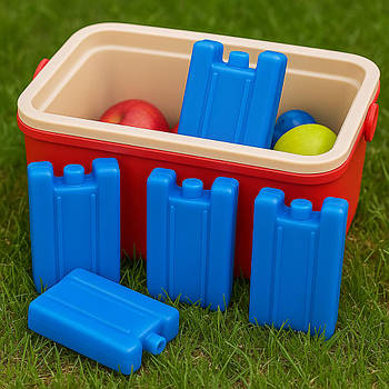 Комплект 5шт Гелевий акумулятор холоду 400мл, GP-4451 / Охолоджувальний акумулятор / Холодильний акумулятор