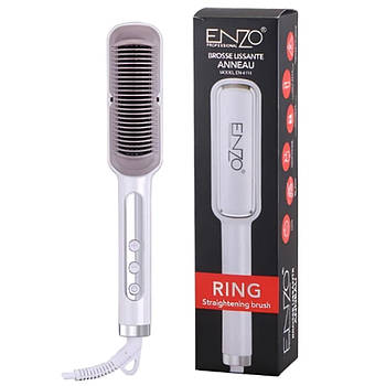 Гребінець-випрямляч для волосся, 45Вт, ENZO-4114 / Плойка для волосся / Електричний гребінець для волосся