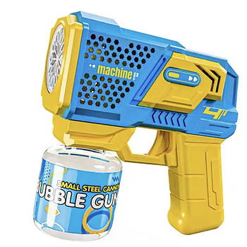 Генератор мильних бульбашок Bubble Gun, Блакитний / Дитячий пістолет для мильних бульбашок
