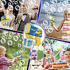 Генератор мильних бульбашок Bubble Gun, Блакитний / Дитячий пістолет для мильних бульбашок, фото 6