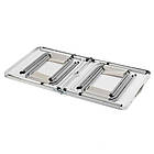 Складний стіл для пікніка + 4 стільці, 120x70x60см, Білий / Кемпінговий стіл зі стільцями / Стіл туристичний, фото 3