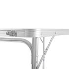 Складний стіл для пікніка + 4 стільці, 120x70x60см, Білий / Кемпінговий стіл зі стільцями / Стіл туристичний, фото 5