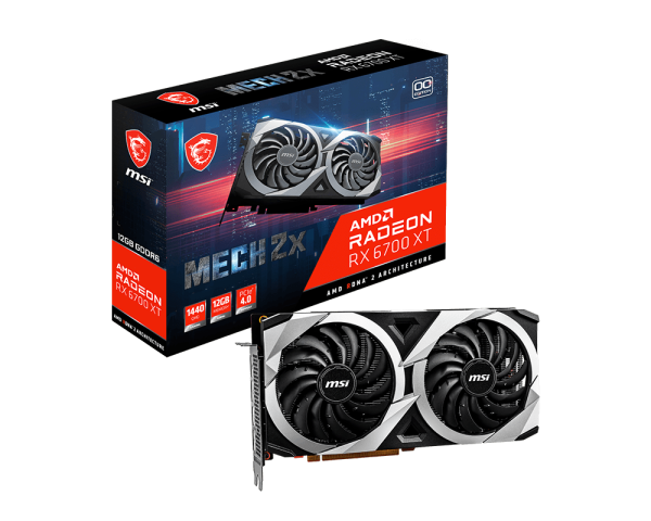 Відеокарта AMD Radeon RX 6700 XT 12GB MSI Mech 2X OC (RX 6700 XT MECH 2X 12G OC) Б/В