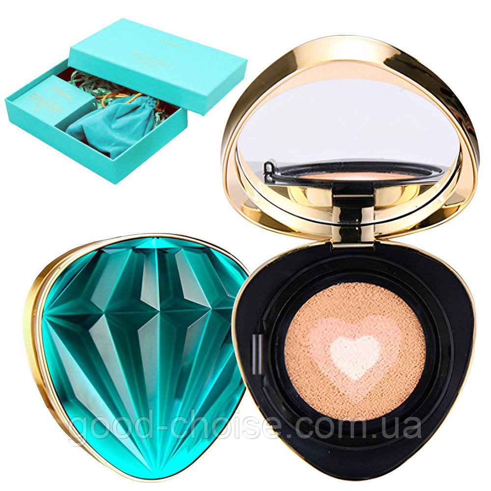 Триколірний кушон для обличчя + спонжик 10мл, Drawshe / Зволожуючий тональний крем кушон / Крем пудра кушон, фото 1