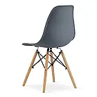 Сучасний кухонний стілець PIANO на дерев'яних букових ніжках з комфортною спинкою, колір бежевий, фото 5