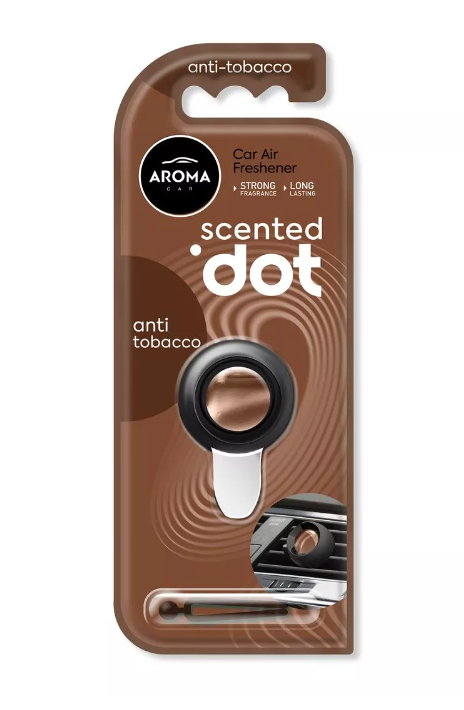 Автомобільний мембранний ароматизатор Aroma Car Scented Dot - Anti Tobacco