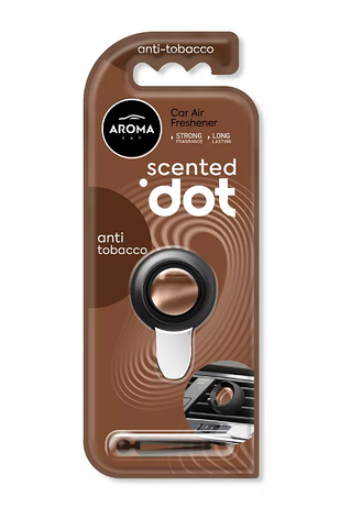 Автомобільний мембранний ароматизатор Aroma Car Scented Dot - Anti Tobacco, фото 1