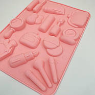 Силіконова форма Жіночий набір (косметика), фото 2