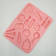 Силіконова форма Жіночий набір (косметика), фото 3
