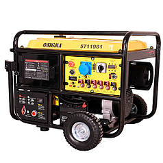 Генератор газ/бензин 220-380В 11/12 кВт двоциліндровий 4-тактний з виведенням під АВР SIGMA (5711981)