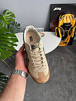 Жіночі кросівки Asics Onitsuka Tiger 66 Tokuten Beige Green Кеди Асікс Оніцука бежеві шкіра текстиль демісезон, фото 4