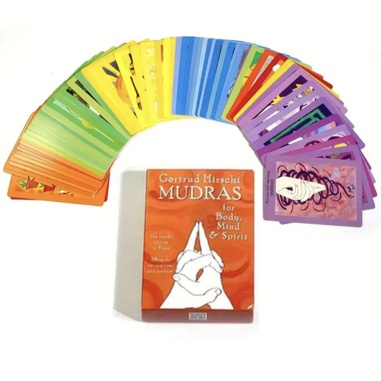 Карти Mudras for Body, Mind & Spirit. Мудри для тіла, набір для йоги, медитації, колода карт, фото 1